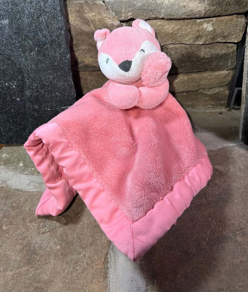 Carter’s Pink Fox Lovey soft READ